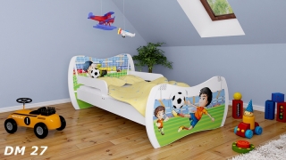 Dětská postel Dream Bílá vzor 27 160x80