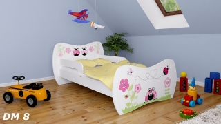 Dětská postel Dream Bílá vzor 08 160x80