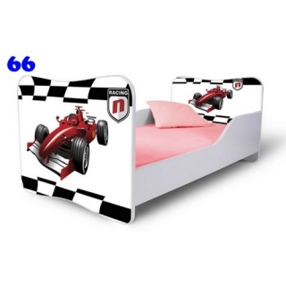 Dětská postel Adam Bílá formule 160x80