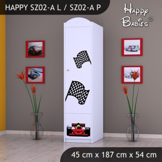 Dětská skříň Happy Babies Různé motivy Z02