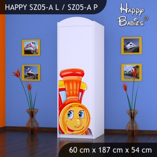 Dětská skříň Happy Babies Různé motivy Z05