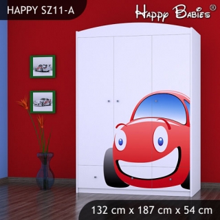 Dětská skříň Happy Babies Různé motivy Z11