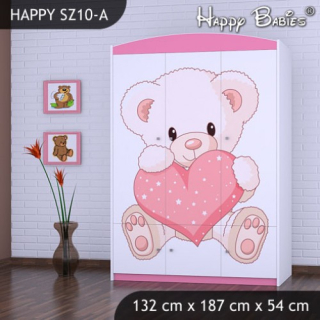 Dětská skříň Happy Babies Různé motivy R6